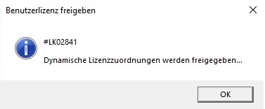 LK02837: Die Ihnen zugeordneten dynamischen Lizenzzuordnungen